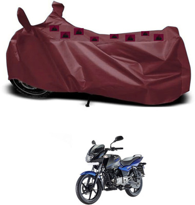 ZEDTEEK Waterproof Two Wheeler Cover for Bajaj(Pulsar 150 DTS-i, Maroon)