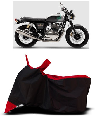 VESMEI Two Wheeler Cover for Royal Enfield(Twin spark, Red)
