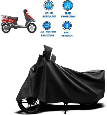 DeepShakshi AUTOMOTIVE Two Wheeler Cover for Hero(Electric Flash, Black)