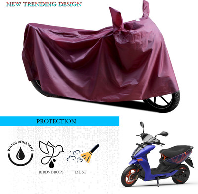 SnehaSales Waterproof Two Wheeler Cover for Ather(450, Maroon)