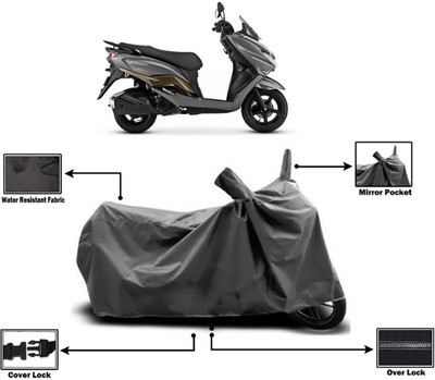 Amexride Two Wheeler Cover for Suzuki(Burgman Street, Grey)