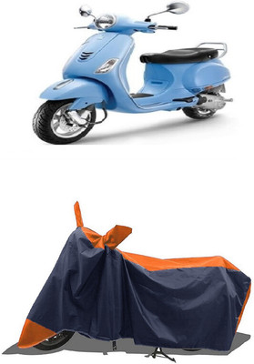 SUGASHRI Waterproof Two Wheeler Cover for Piaggio(Vespa VXL, Orange, Blue)