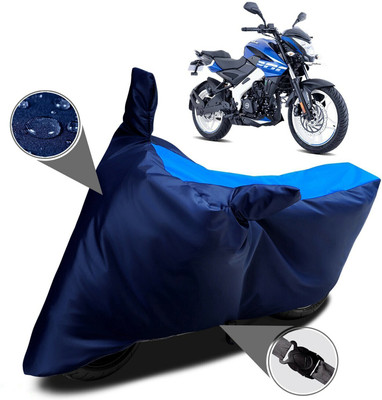 DeepShakshi AUTOMOTIVE Two Wheeler Cover for Bajaj(Pulsar NS 200, Blue, Black)