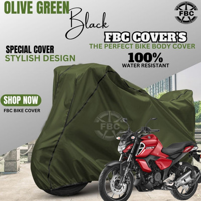 OliverX Waterproof Two Wheeler Cover for Yamaha(FZ, Green)