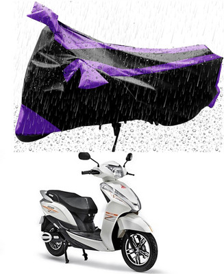 MWBB Waterproof Two Wheeler Cover for Ampere(Magnus, Black)