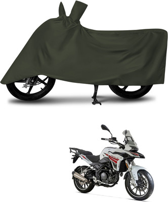 aosis Waterproof Two Wheeler Cover for Benelli(TRK 502, Green)