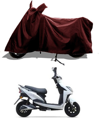 GROFATIK Two Wheeler Cover for Techo Electra(Electra, Maroon)