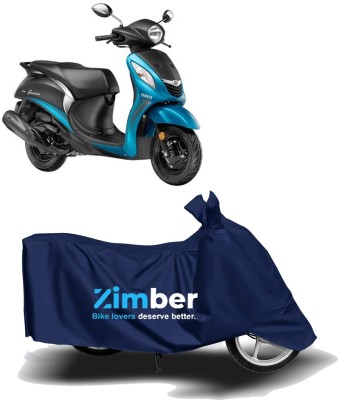 THE REAL ARV Two Wheeler Cover for Yamaha(Fascino, Blue)