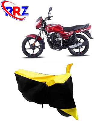 RRZ Waterproof Two Wheeler Cover for Bajaj(CT100, Black, Yellow)
