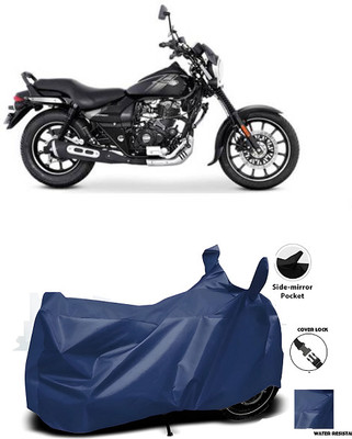 smwzxyu Waterproof Two Wheeler Cover for Bajaj(Avenger Street 160, Blue)