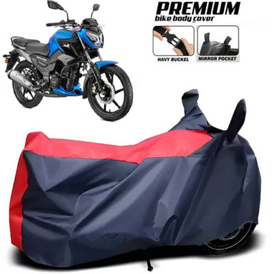 smwzxyu Waterproof Two Wheeler Cover for TVS(Beige, Red)