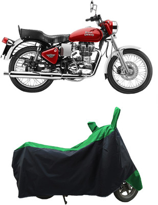 Coxtor Waterproof Two Wheeler Cover for Royal Enfield(Electra 4S, Green)