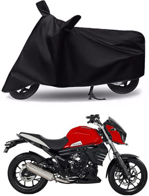 AASHTIK MART Two Wheeler Cover for Mahindra(Mojo UT 300, Black)