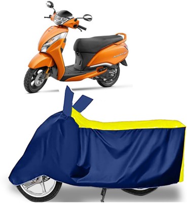 AUTO PEARL Two Wheeler Cover for TVS(Jupiter 125, Yellow, Blue)