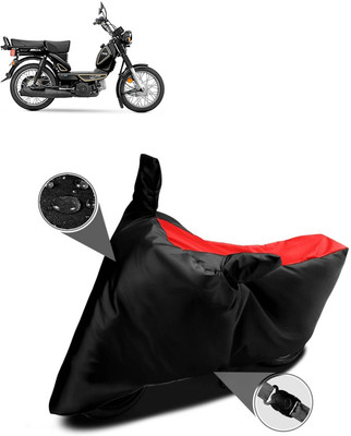 DeepShakshi AUTOMOTIVE Two Wheeler Cover for TVS(XL 100 Heavy Duty BS6, Red, Black)
