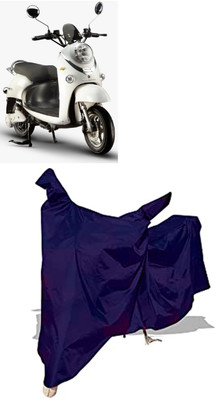 Amexride Two Wheeler Cover for Evolet(Polo, Blue)
