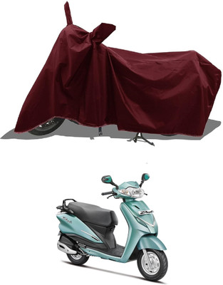 DeepShakshi AUTOMOTIVE Waterproof Two Wheeler Cover for Hero(Duet, Maroon)
