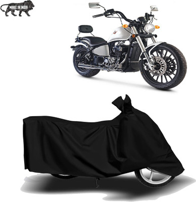 MOTOGENIX Two Wheeler Cover for FAB Regal Raptor(Daytona 350, Black)