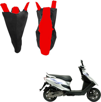 RiderShine Waterproof Two Wheeler Cover for Bajaj(Kristal, Black, Red)