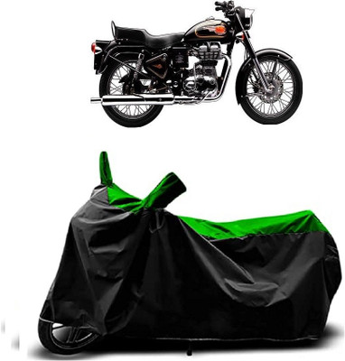 VESMEI Two Wheeler Cover for Royal Enfield(Bullet 350 Twinspark, Green)