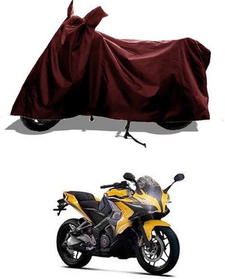 GROFATIK Two Wheeler Cover for Bajaj(Pulsar SS400 BS6, Maroon)