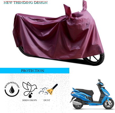 ANTHUB Waterproof Two Wheeler Cover for Hero(Maestro, Maroon)