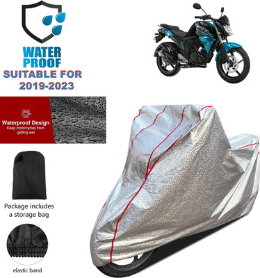 PAGORA Waterproof Two Wheeler Cover for Yamaha(FZ S FI (V 2.0), Silver)