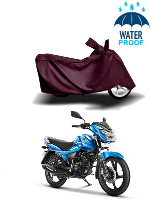 Mdstar Waterproof Two Wheeler Cover for TVS(Victor, Maroon)