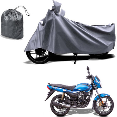 Autoinnovation Waterproof Two Wheeler Cover for Bajaj(Platina 110, Grey)
