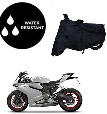MMSSTAR Waterproof Two Wheeler Cover for Ducati(899 Panigale, Black)