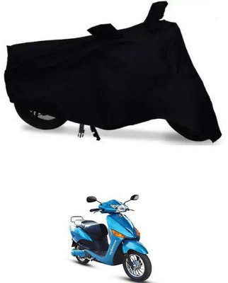 DeepShakshi AUTOMOTIVE Waterproof Two Wheeler Cover for Hero(Electric Optima DX, Black)