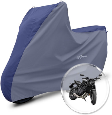 Neodrift Two Wheeler Cover for Honda(CBR650R, Blue, Grey)