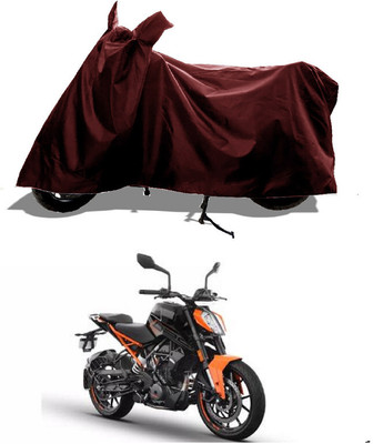 GROFATIK Two Wheeler Cover for KTM(250 Duke BS6, Maroon)