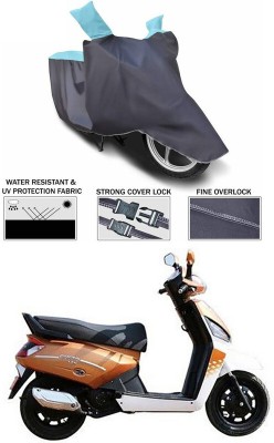 Ascension Two Wheeler Cover for Mahindra(Gusto 125, Blue, Grey)