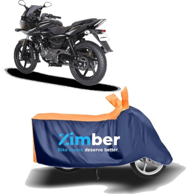 ZIMBER Two Wheeler Cover for Bajaj(Pulsar 220F, Orange, Blue)