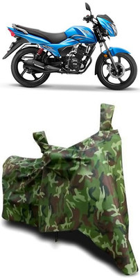 ATBROTHERS Waterproof Two Wheeler Cover for TVS(Victor BS6, Multicolor, Green)
