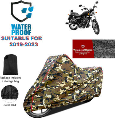 PAGORA Waterproof Two Wheeler Cover for Royal Enfield(Thunderbird 500, Yellow)