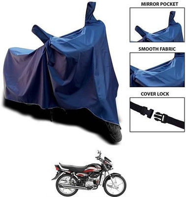 smwzxyu Waterproof Two Wheeler Cover for Hero(HF Deluxe, Blue)