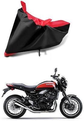 DeepShakshi AUTOMOTIVE Waterproof Two Wheeler Cover for Kawasaki(Z1000, Red, Black)