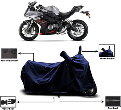 Amexride Two Wheeler Cover for Benelli(302R, Blue)