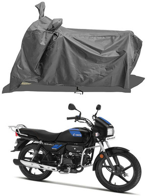 JC AutoHub Waterproof Two Wheeler Cover for Hero(Splendor Plus, Grey)