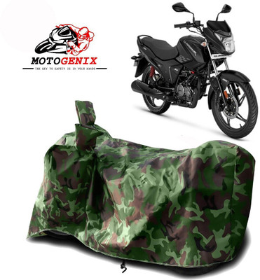 MOTOGENIX Waterproof Two Wheeler Cover for Hero(Glamour, Green)