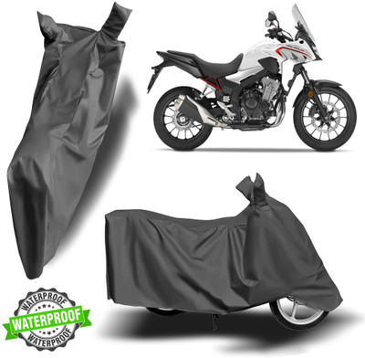 NG Auto Front Waterproof Two Wheeler Cover for Honda(CB 500, Grey)