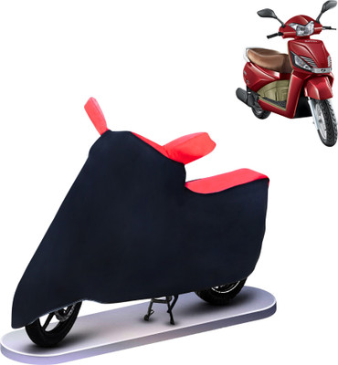vyas Two Wheeler Cover for Mahindra(Gusto, Red, Black)