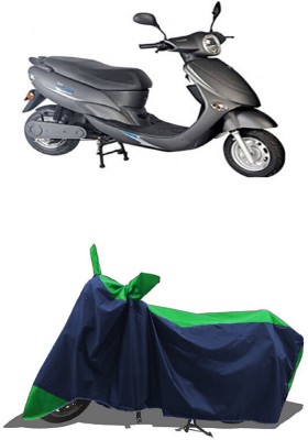 SUGASHRI Waterproof Two Wheeler Cover for Avon(E Star, Green, Blue)