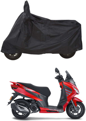 CODOKI Waterproof Two Wheeler Cover for Aprilia(SXR 160 BS6, Black)
