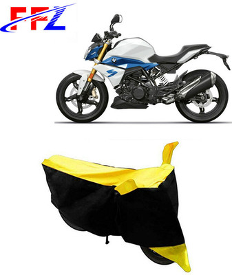 FFZ Waterproof Two Wheeler Cover for BMW Motorrad(G 310 GS, Black, Yellow)