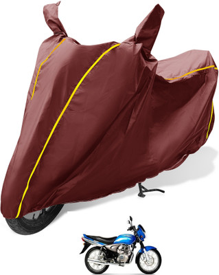 MOCKHE Waterproof Two Wheeler Cover for Bajaj(Wind 125, Maroon)