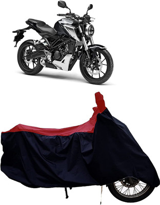 KEDIT Two Wheeler Cover for Honda(Red, Black)