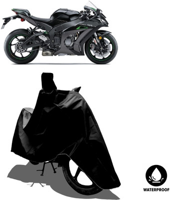Amexride Waterproof Two Wheeler Cover for Kawasaki(Ninja ZX-10R SE, Black)